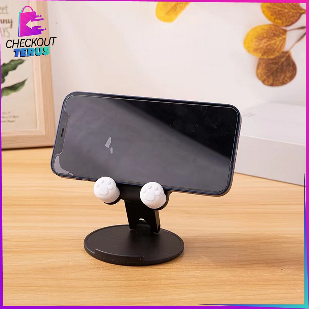 CT C727 Phone Holder Untuk Penyangga Ponsel Stand Holder Lipat Motif Animal Karakter Lucu Folding Dekstop Dudukan Hp Multifungsi