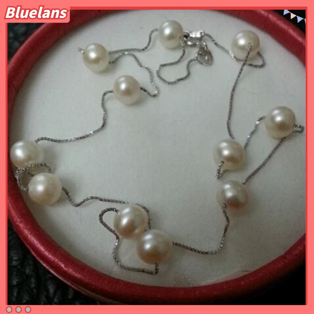 Kalung Choker Rantai Pendek Hias Mutiara Tiruan Untuk Wanita