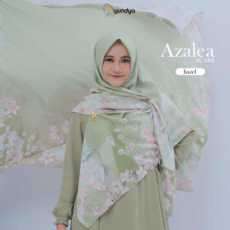 HIJAB SEGIEMPAT MOTIF SYARI 140 x 140 AZALEA SCARF BY AYUNDYA