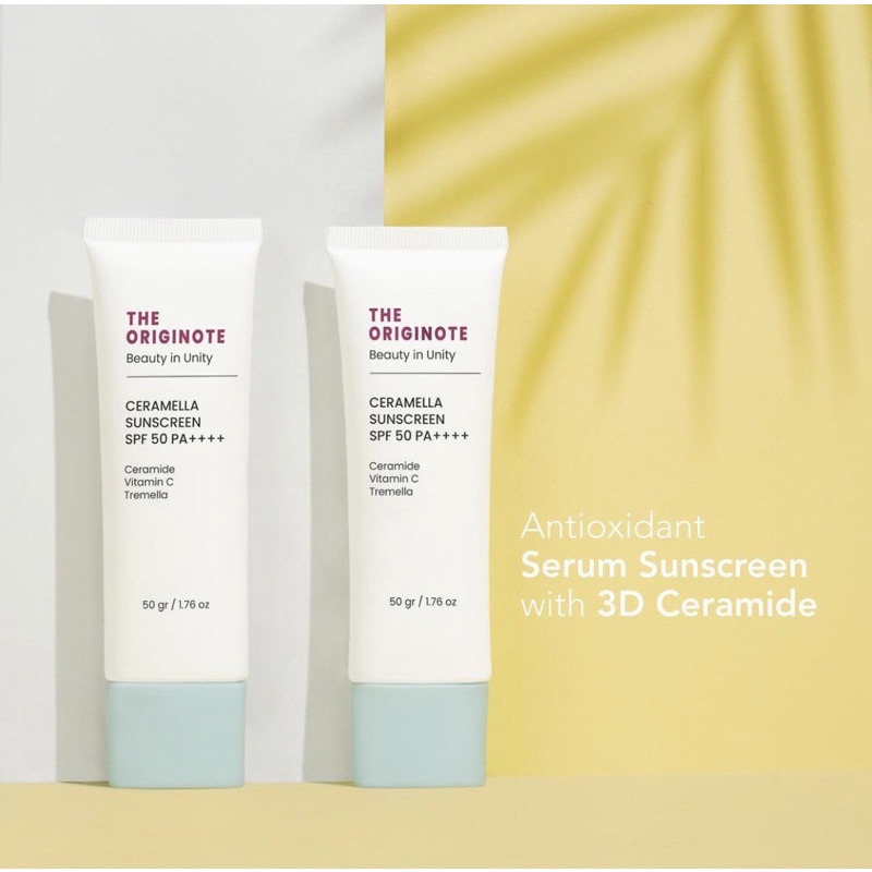 The originote ceramella sunscreen