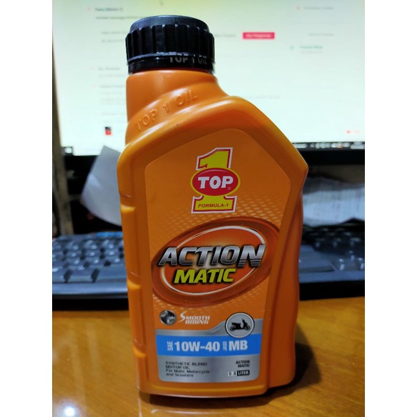Oli Top 1 Evolution Matic 4T SAE 10W-40 800ml Top 1 Matic X-Tra 4T SAE 10W-300 800ml Top 1 Action Matic 4T 20W-40 800 ml Oli Mesin Motor Matik 0.8 Liter 100% Synthetic (Asli)