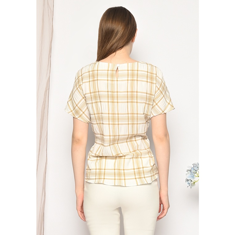 L'More Top Square Ribbon 135D-Brown