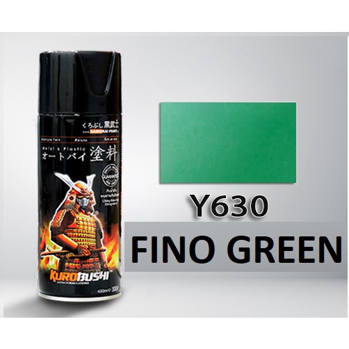 New Colours Samurai Paint Kurobushi Cat Semprot Pilox Pilok - Y630* FINO GREEN / Hijau Fino (400ml)