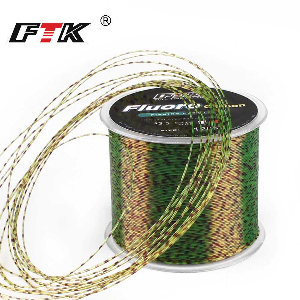 FTK Senar Pancing Invisible Spot Fluorocarbon Coating 120m