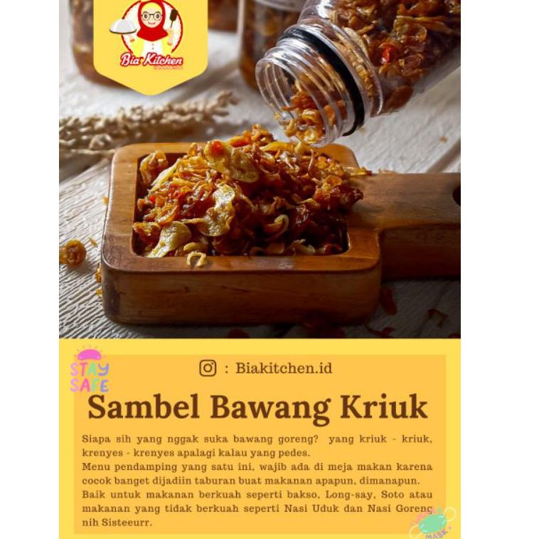 

Terlarisss.. Sambal Kriuk / Bawang Kriuk GID