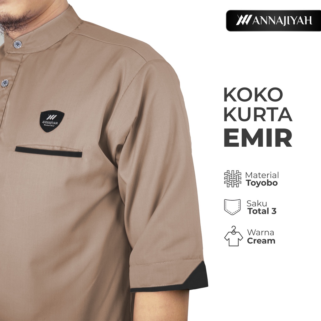 Koko Kurta EMIR Kemko Baju Muslim Annajiyah