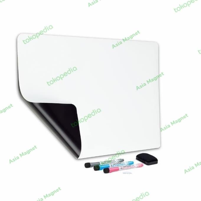 

(COD) Magnet Rubber White Board Papan tulis 100x60cm Tebal 0.7mm STOK TERBATAS Kode 736