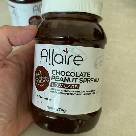 

COD✔️ALLAIRE Chocolate Peanut Spread Diet Keto 270 gr|SQ1