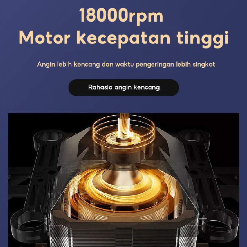 Hontop Hair dryer 2000W Pengering Rambut Angin Kencang Cepat Kering  Termurah Daya tinggi-7