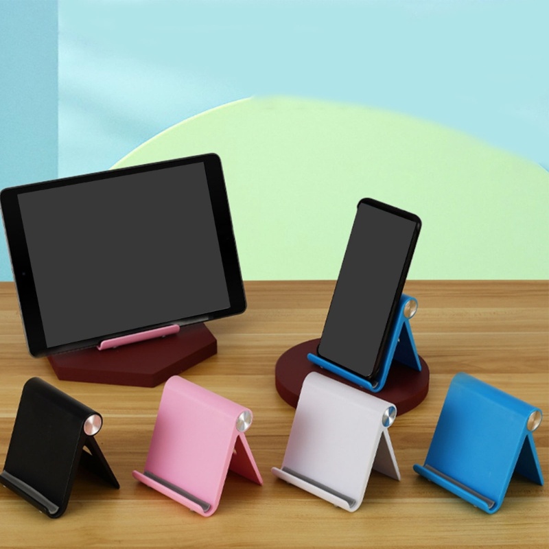 Cre Stand Holder / Dudukan Ponsel / Tablet Model Lipat Adjustable Untuk Meja / Kantor