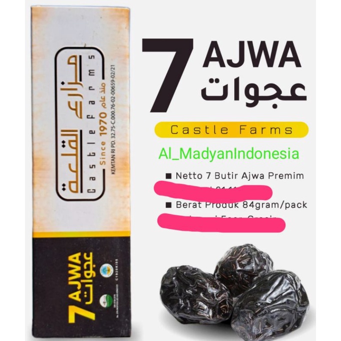 

Kurma AJWA Castle Farms Paket Hemat Kurma Nabi Madinah