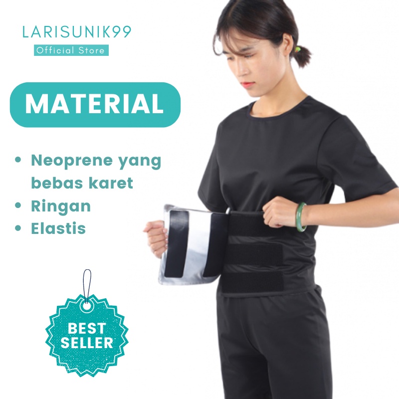 Korset Pelangsing Perut Solania Waist Man Silver Pakaian Dalam Korset Perut Underwear