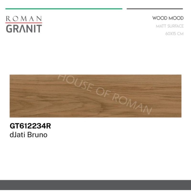 Roman Granit dJati bruno 60x15 / Roman Granit dJati beige / lantai kayu / keramik kayu / keramik motif kayu / lantai kayu murah / lantai estetik / granit kayu