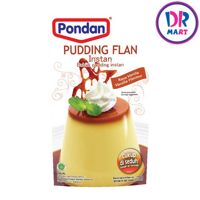 

Pondan Pudding Flan Vanila 100gr