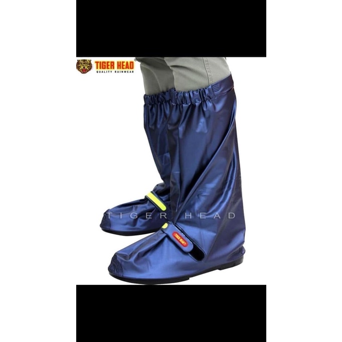 Cover Sepatu Metro Tiger Head Cover Sepatu Bahan Karet Tebal Anti Slip