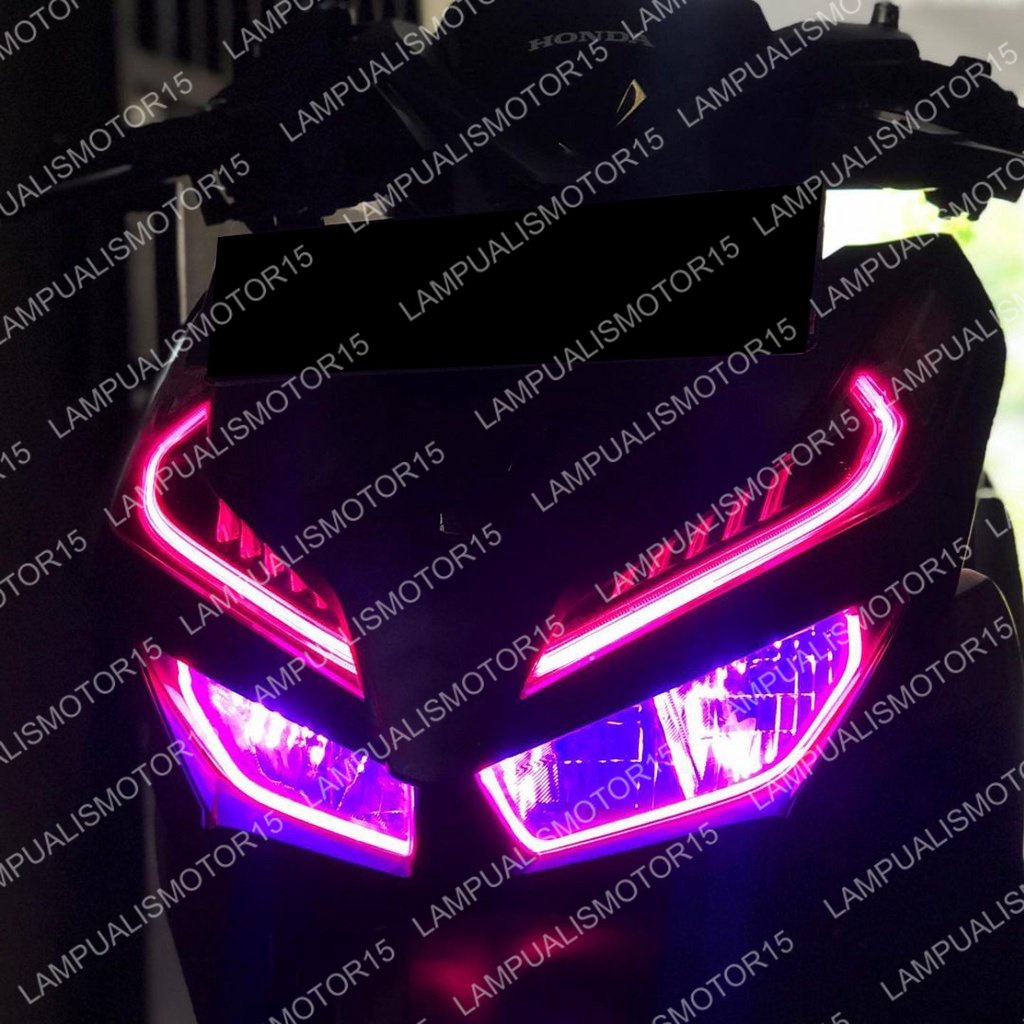 RK SATU SET LAMPU ALIS VARIO 125 150 BONUS DEVIL EYE LAMPU ALIS DRL VARIO LED V3 BONUS DEVIL EYES