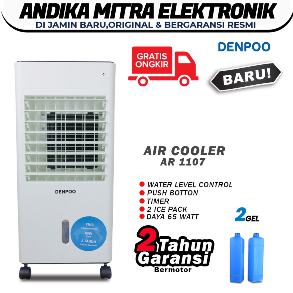 Air Cooler AR 1107 Penyejuk Ruangan Terbaru Lowwatt Super Hemat Listrik