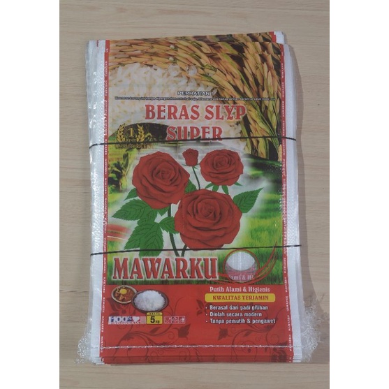 

Karung laminasi 5 kg mawarku (50 lbr)
