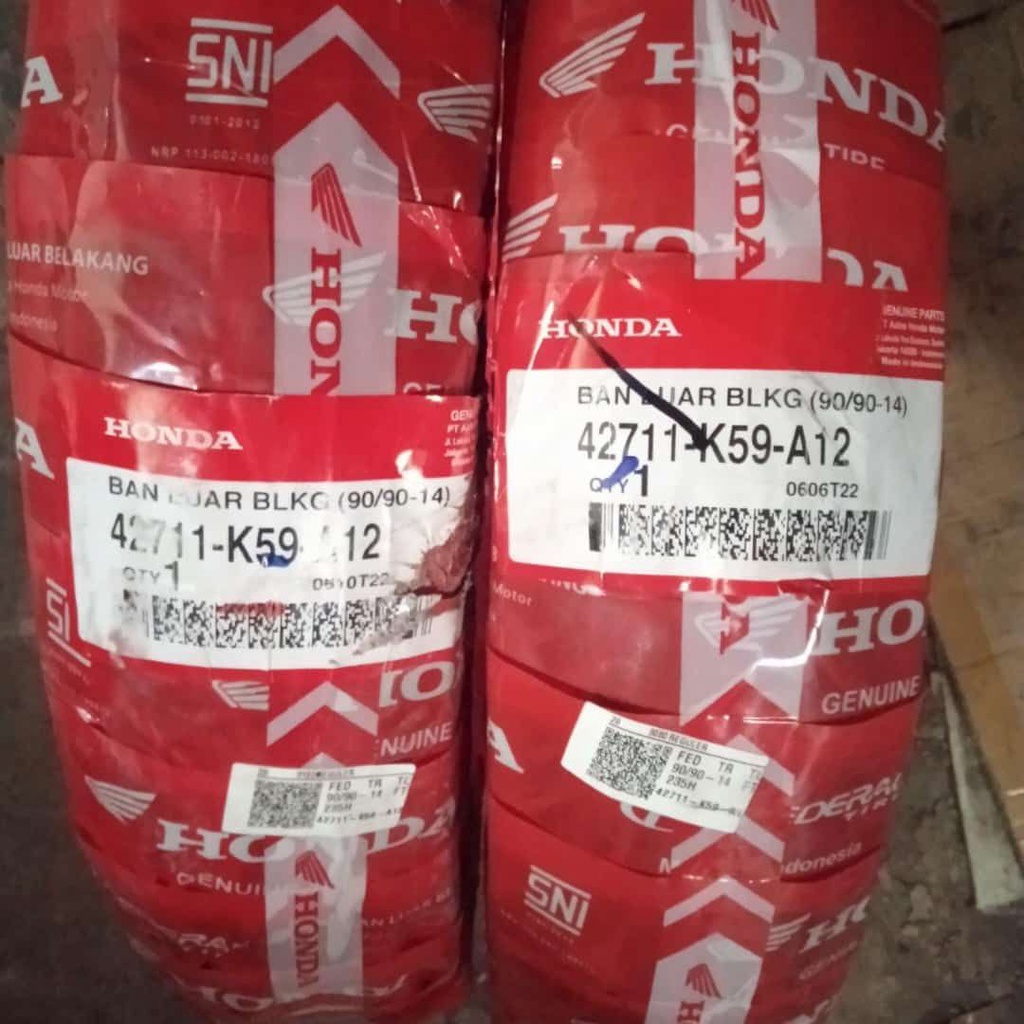 Ban luar belakang Tubeless 90/90-14 Vario 125, 150, Beat, Scoopy Honda Federal