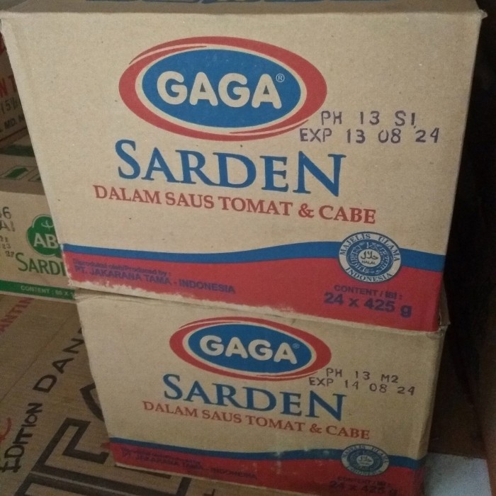 

Ikan Kaleng Sarden Gaga 425Gr - Dus
