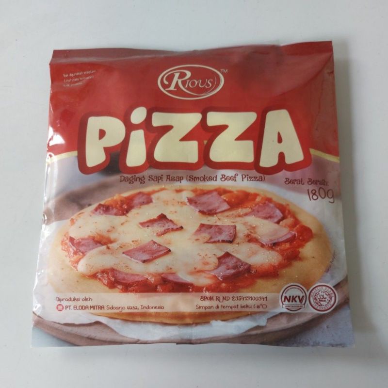 

Frozen Bandung Pizza Rious Bernardi 180gr,,paket harap pesan bublewrap