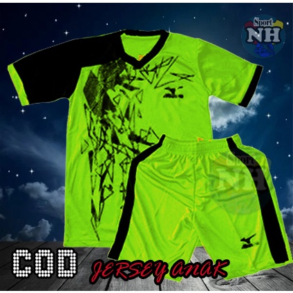 Baju Jersey Kaos Bola Futsal Anak Laki Laki Perempuan Terbaru