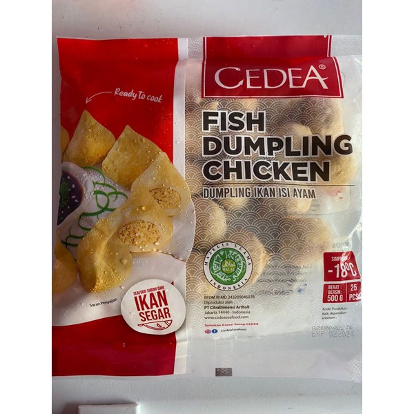 

Dumpling Ayam Cedea 500gr