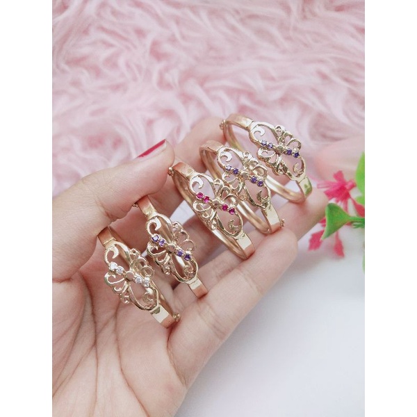 Gelang SWASA BAYI BALITA REMAJA Dewasa Kurus size 5cm  permata ZICRON