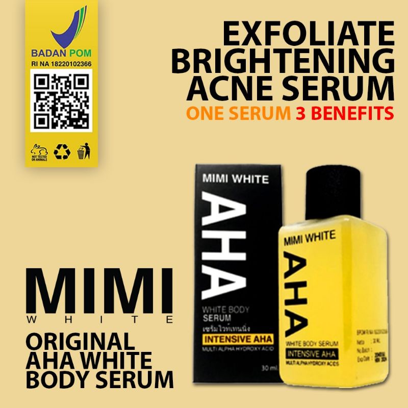 PROMO MIMI WHITE AHA THAILAND 100ML