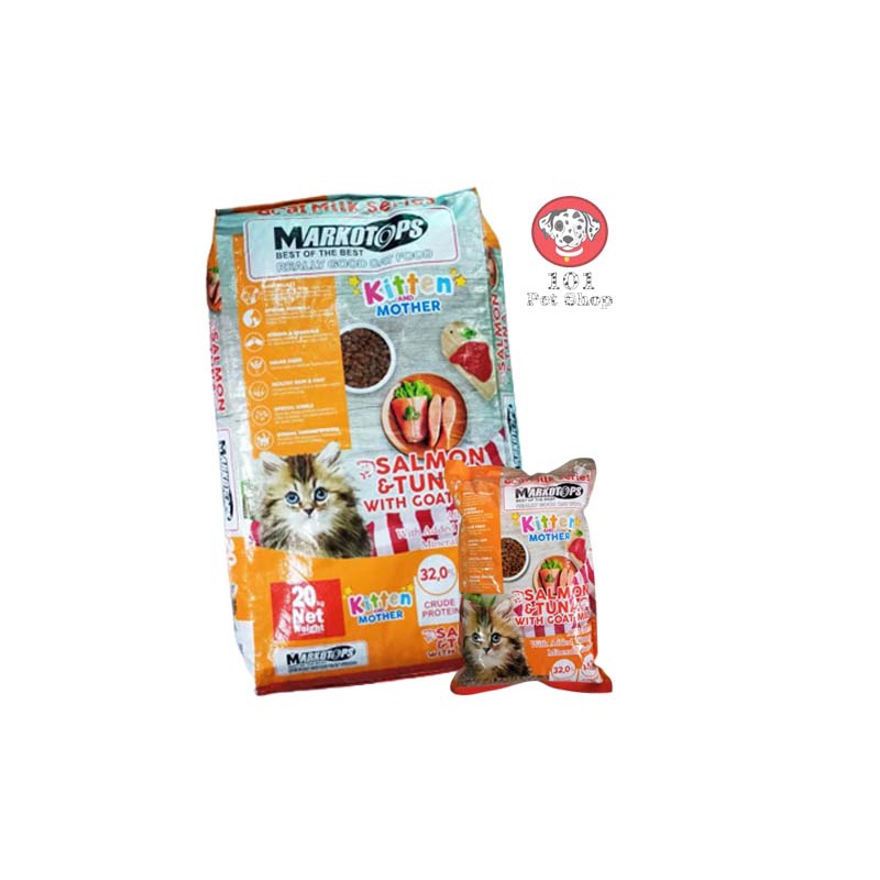 MAKANAN KUCING MARKOTOPS DRY FOOD ADULT &amp; KITTEN 20KG EKSPEDISI