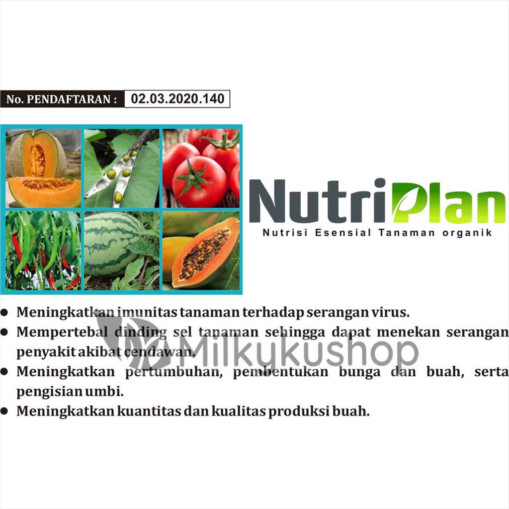 PUPUK NUTRIPLAN WP 100 GRAM PER SACHET ORGANIK PADAT