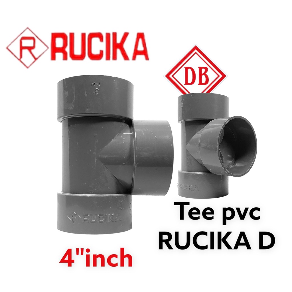 TEE 4"inch RUCIKA D/SAMBUNGAN PIPA 4"/T SAMBUNGAN PRALON