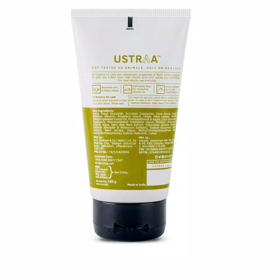 Terkini 7YJB0 USTRAA FACE WASH OILY SKIN ORIGINAL BERGARANSI UNTUK KULIT BERMINYAK/ FACE WASH USTRA 