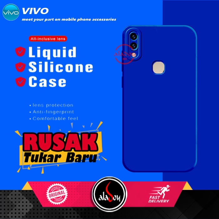 Soft Case VIVO Case Liquid Silicone Pro Camera Premium Casing