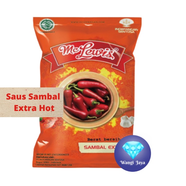 

Mc Lewis Sambal Extra Hot 1kg Pouch