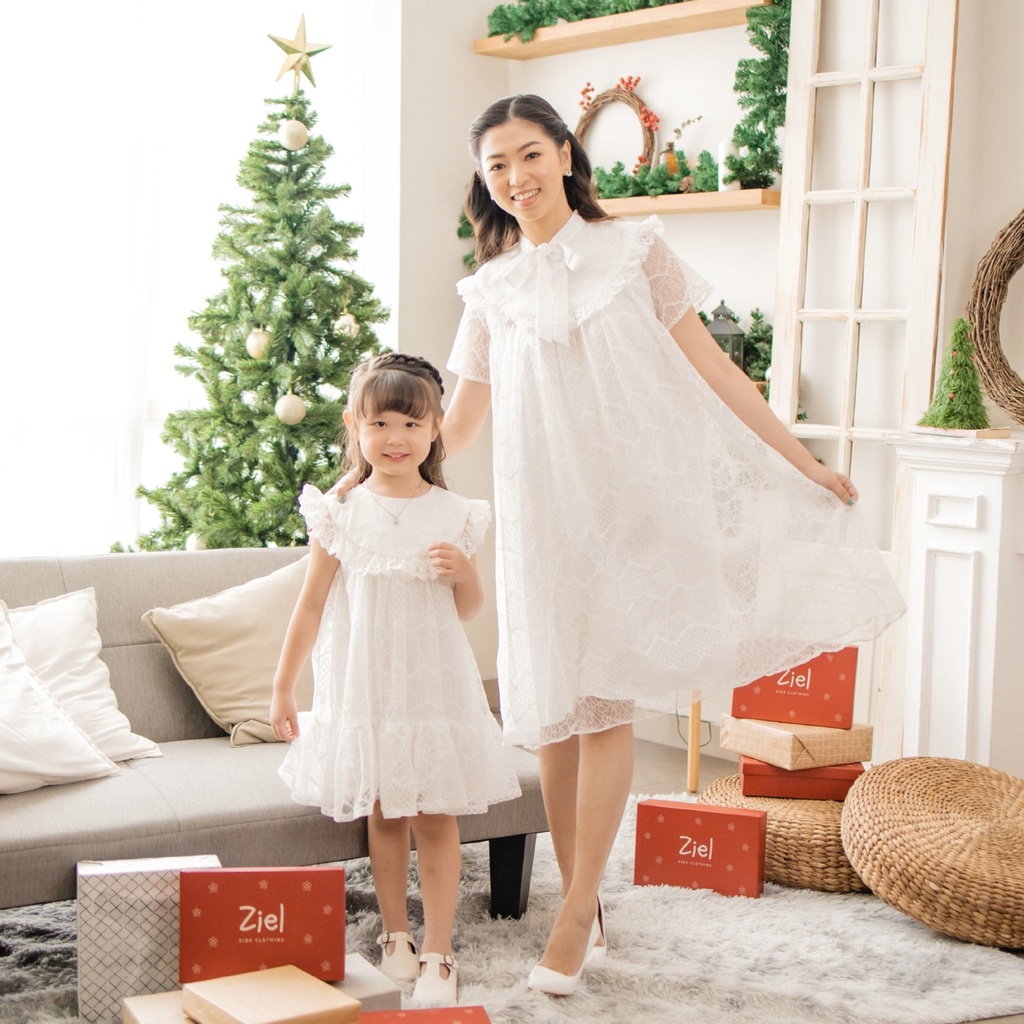 ZIEL KIDS - Kylie Dress | Christmas Collection | Couple Mom & Girl | Dress Premium