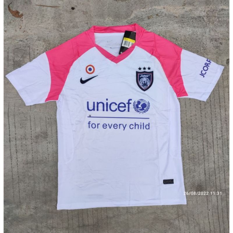 Jersey JDT Johor Darul Takzim Away White Pink 2022/2023 Putih Pink 22/23 grade ori official SMLXL 2X