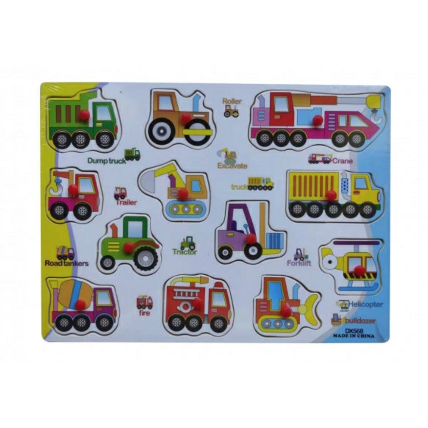Mainan Puzzle untuk Anak : Puzzle Kayu Truck