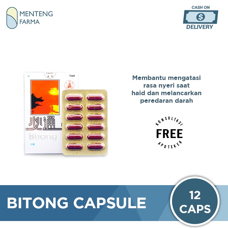 Bitong Capsule - Obat Menstruasi