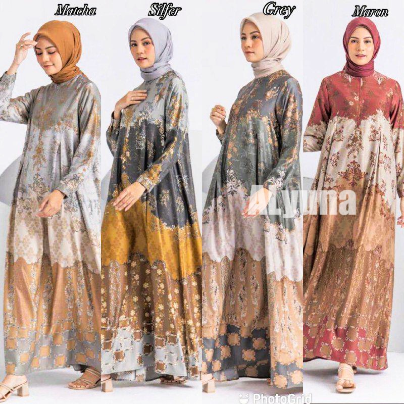 Gamis maxmara Shield mewah murah terbaru best seller maharani raflesia dress/dress kondangan gamis maxmara