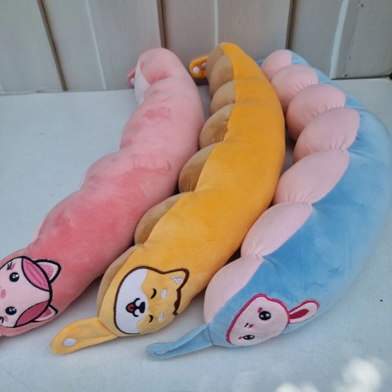 BANTAL LEHER TRAVEL CATERPILLAR LUCU 3 WARNA 75 CM
