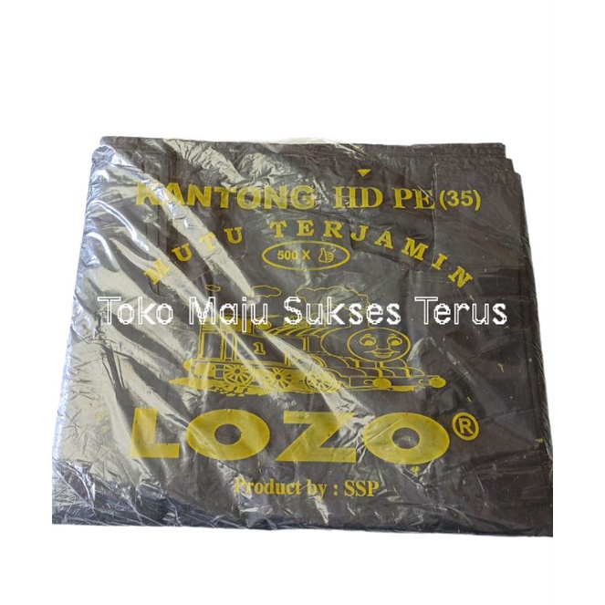 Kresek Kantong  Hitam Lozo Tebal Tidak Mudah Sobek