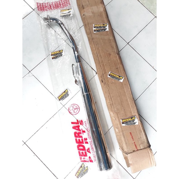 Muffler Exhaust Knalpot Honda Supra X Fit Lama Old Original Asli Federal KEV