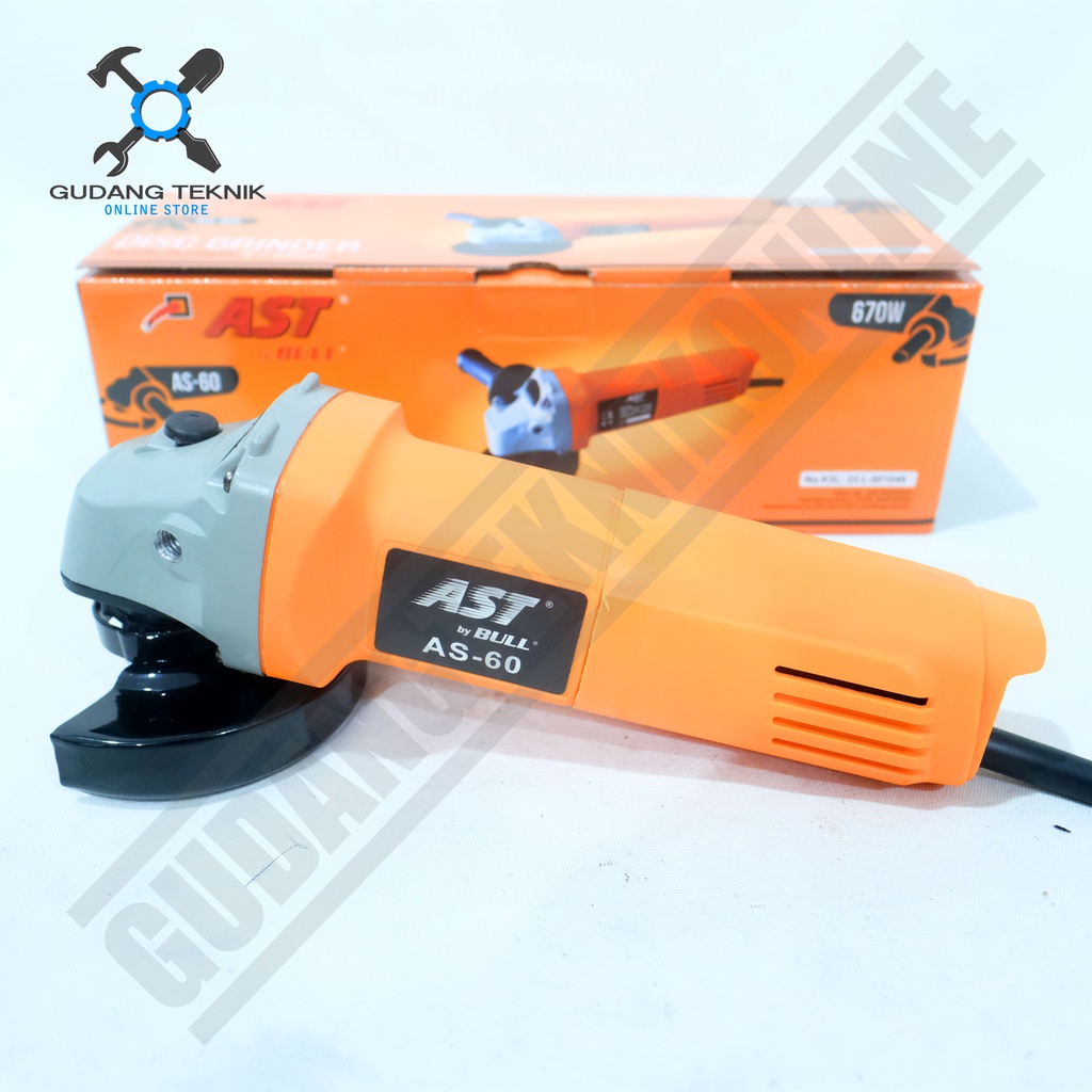 Mesin Gerinda 4 inch AST AS95 / Gerinda Tangan 4inch Gurinda Grinda - Disc Grinder AST Bull Angle Grinder AST AS60