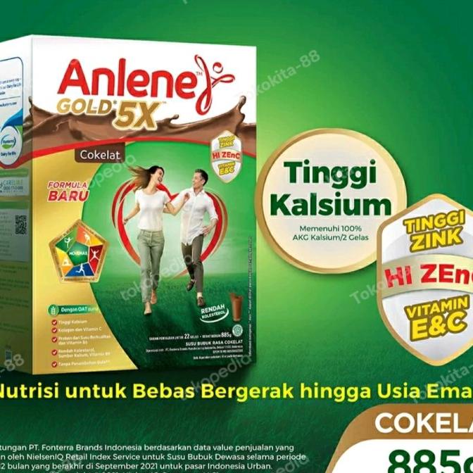 

[ COD ] Susu Anlene Gold Plus Chocolate 900gr