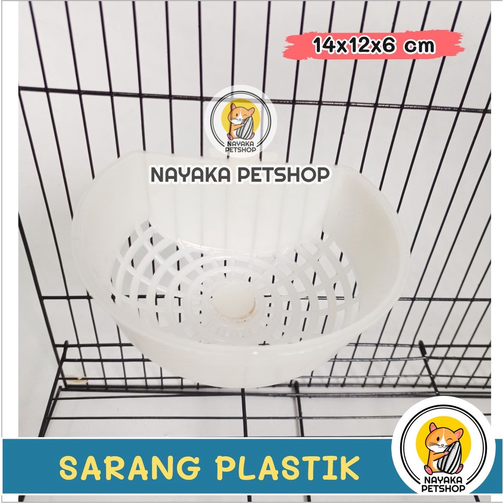 Sarang Burung Plastik Sleeping Pouch Tupai Hanging Pouch Sugar Glider Tempat Ternak Bertelur Telur Lovebird Parkit Kenari