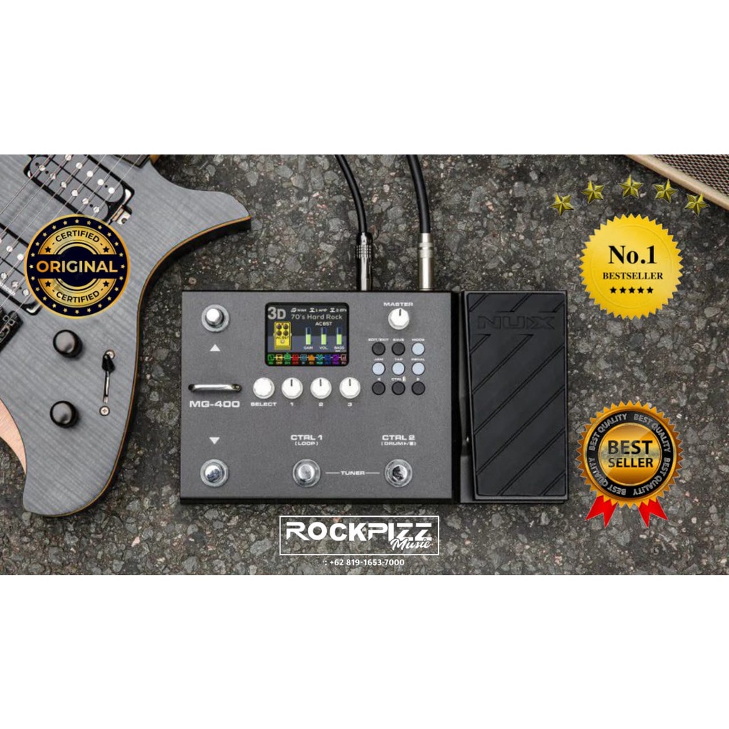 NUX MG400 MG 400 MG-400 GUITAR MULTI EFFECT PEDAL