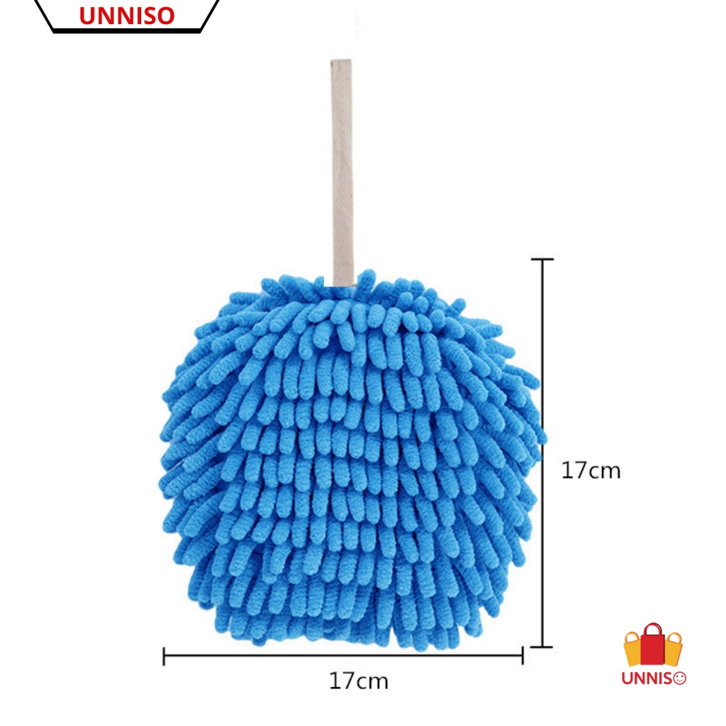 UNNISO - Handuk Tangan Chenille Bola Premium HT01