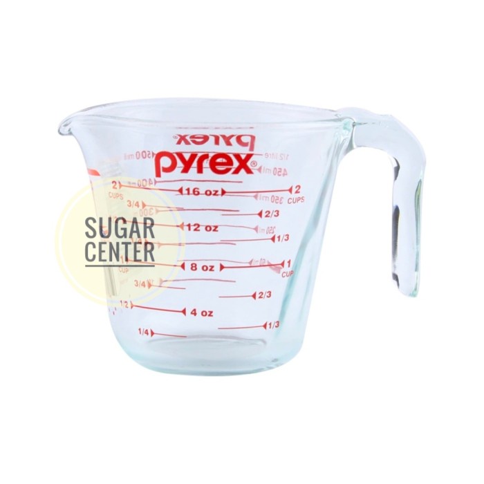 Pyrex Gelas Ukur 16 Oz/Gelas Ukur Pyrex Kapasitas 473 ml