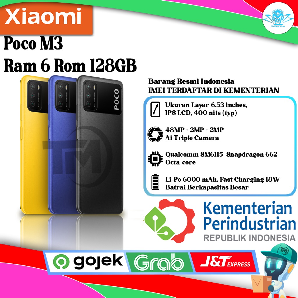 Xiaomi Poco M3 Ram 6 Rom 128GB